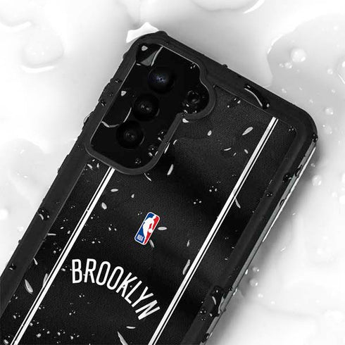 NBA Brooklyn Nets Jersey Galaxy S24 Plus Waterproof Case