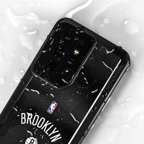 NBA Brooklyn Nets Jersey Galaxy S24 Ultra Waterproof Case