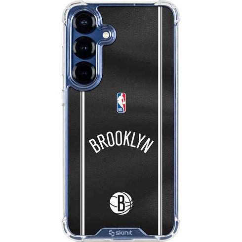 NBA Brooklyn Nets Jersey Galaxy S25 Plus Clear Case