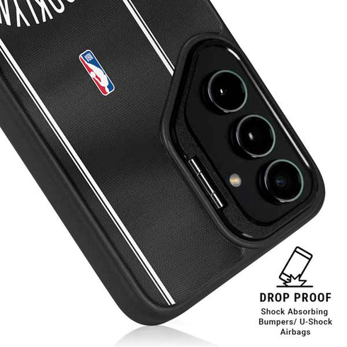 NBA Brooklyn Nets Jersey Galaxy S25 Plus Kickstand Case