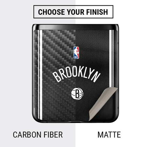 NBA Brooklyn Nets Jersey Galaxy Z Flip Skin