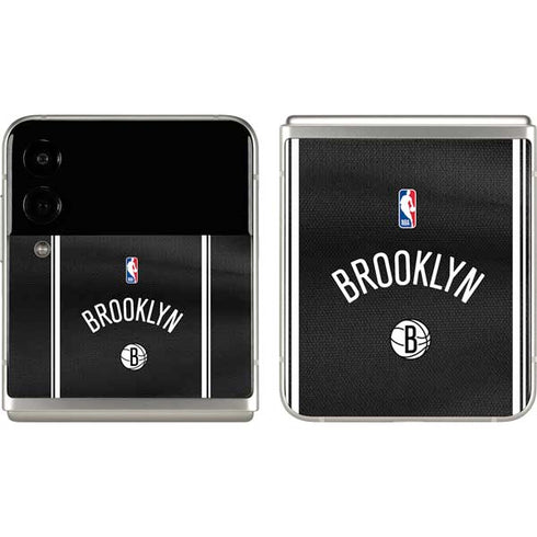 NBA Brooklyn Nets Jersey Galaxy Z Flip3 5G Skin