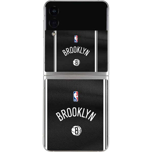 NBA Brooklyn Nets Jersey Galaxy Z Flip3 5G Skin