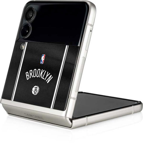 NBA Brooklyn Nets Jersey Galaxy Z Flip3 5G Skin