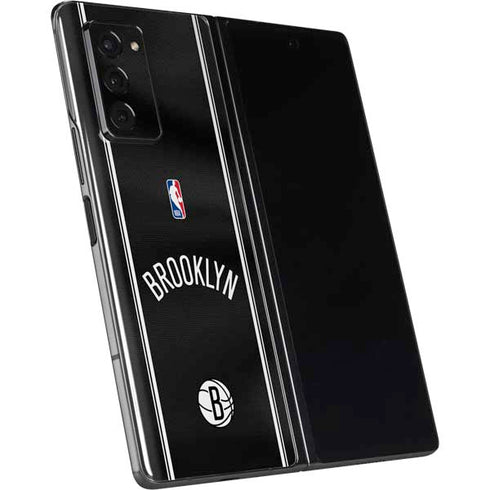 NBA Brooklyn Nets Jersey Galaxy Z Fold2 5G Skin