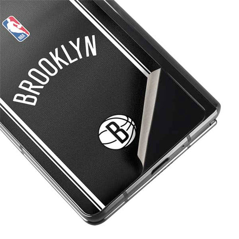 NBA Brooklyn Nets Jersey Galaxy Z Fold2 5G Skin