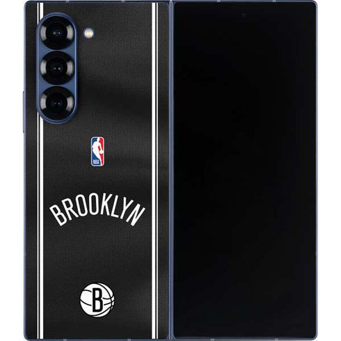 NBA Brooklyn Nets Jersey Galaxy Z Fold6 Skin