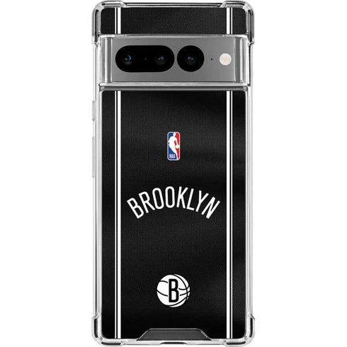 NBA Brooklyn Nets Jersey Google Pixel 7 Pro Clear Case