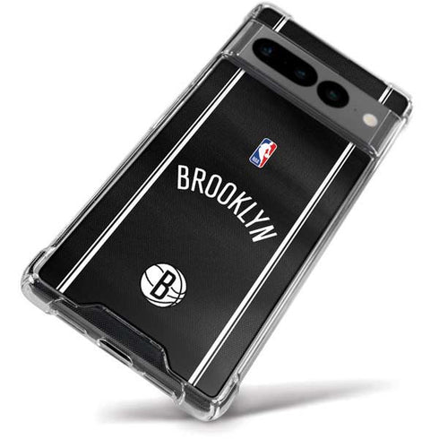 NBA Brooklyn Nets Jersey Google Pixel 7 Pro Clear Case