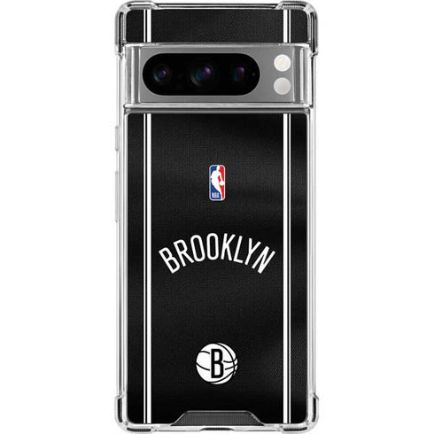 NBA Brooklyn Nets Jersey Google Pixel 8 Pro Clear Case