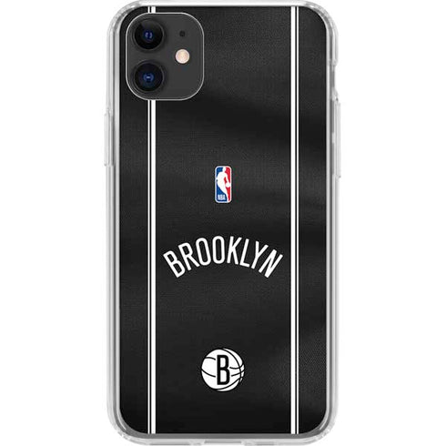 NBA Brooklyn Nets Jersey iPhone 11 Clear Case