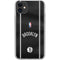 NBA Brooklyn Nets Jersey iPhone 11 Clear Case