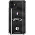 NBA Brooklyn Nets Jersey iPhone 12 Clear Case