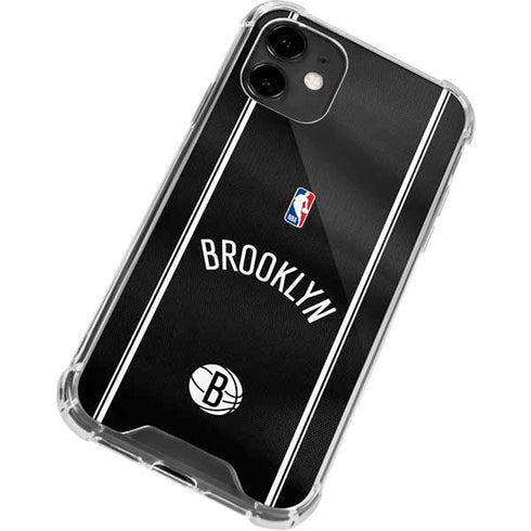 NBA Brooklyn Nets Jersey iPhone 12 Clear Case