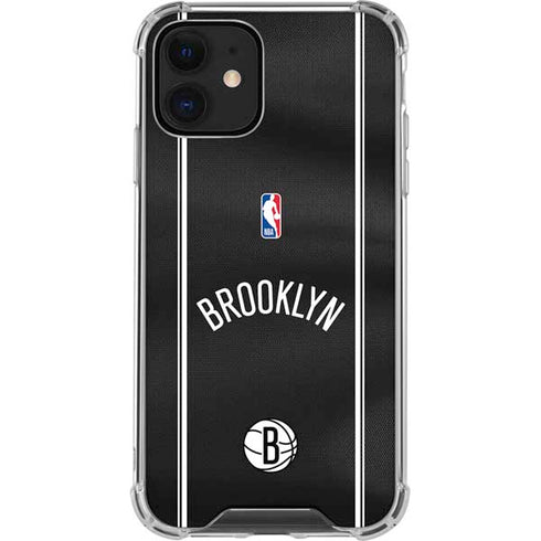 NBA Brooklyn Nets Jersey iPhone 12 Mini Clear Case