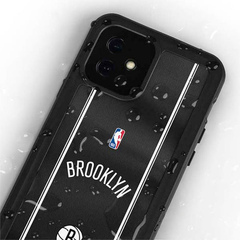 NBA Brooklyn Nets Jersey iPhone 12 Mini Waterproof Case