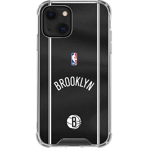 NBA Brooklyn Nets Jersey iPhone 13 Clear Case