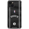 NBA Brooklyn Nets Jersey iPhone 13 Clear Case