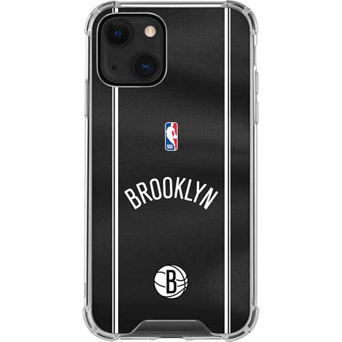 NBA Brooklyn Nets Jersey iPhone 13 Mini Clear Case