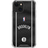 NBA Brooklyn Nets Jersey iPhone 13 Mini Clear Case