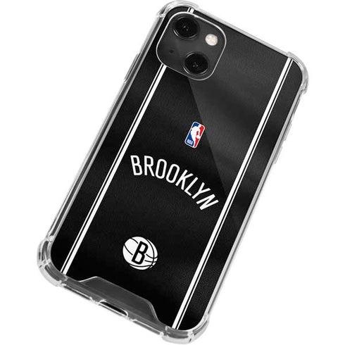 NBA Brooklyn Nets Jersey iPhone 13 Mini Clear Case