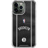 NBA Brooklyn Nets Jersey iPhone 13 Pro Max Clear Case