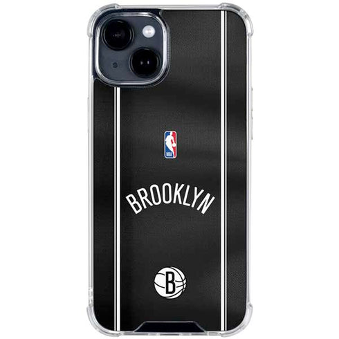 NBA Brooklyn Nets Jersey iPhone 14 Plus Clear Case