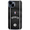 NBA Brooklyn Nets Jersey iPhone 14 Plus Clear Case
