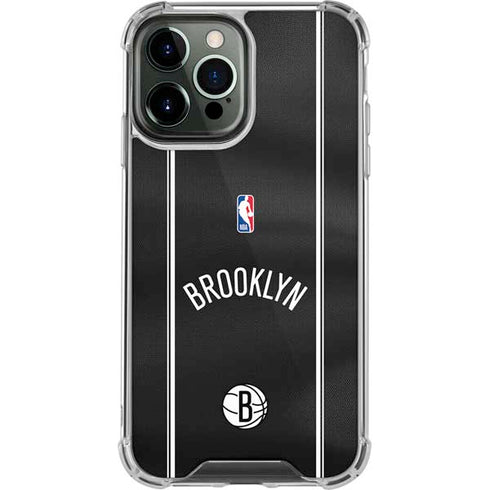 NBA Brooklyn Nets Jersey iPhone 14 Pro Max Clear Case
