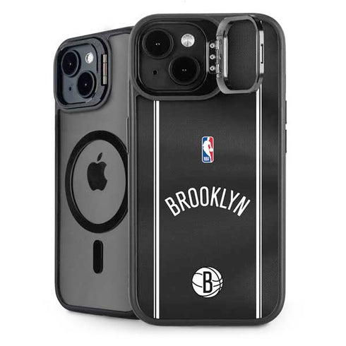 NBA Brooklyn Nets Jersey iPhone 15 Plus Kickstand Case