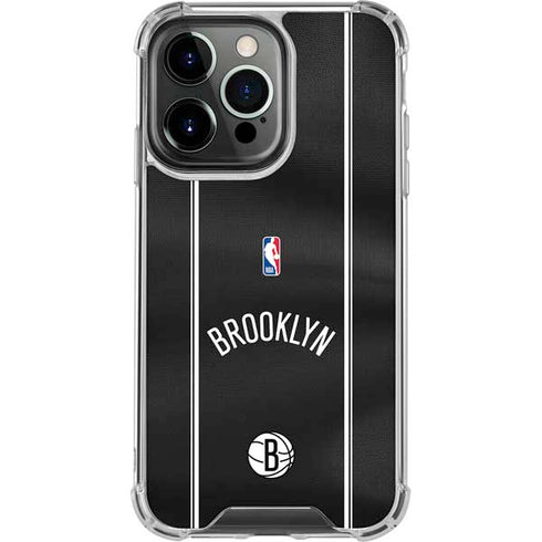 NBA Brooklyn Nets Jersey iPhone 15 Pro Clear Case