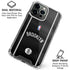 NBA Brooklyn Nets Jersey iPhone 15 Pro Clear Case