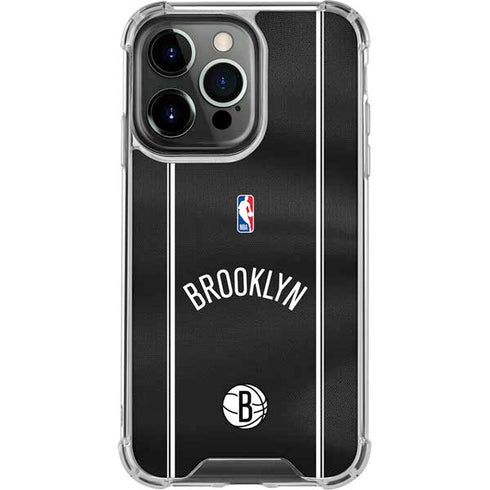 NBA Brooklyn Nets Jersey iPhone 15 Pro Max Clear Case