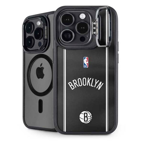 NBA Brooklyn Nets Jersey iPhone 15 Pro Max Kickstand Case