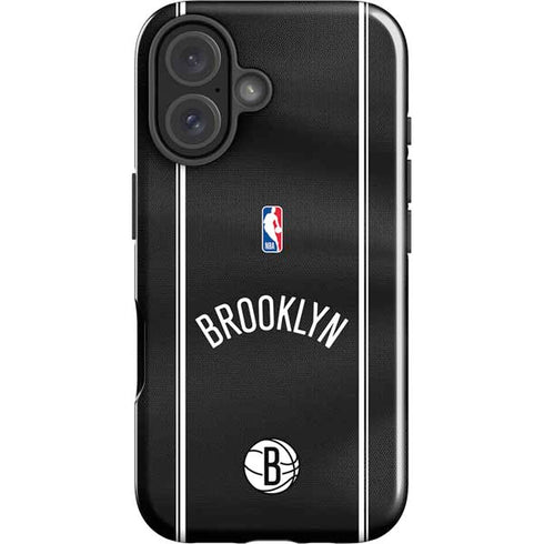 NBA Brooklyn Nets Jersey iPhone 16 Impact Case