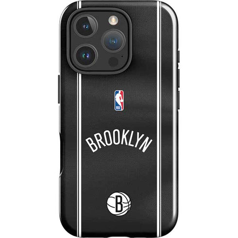 NBA Brooklyn Nets Jersey iPhone 16 Pro Impact Case
