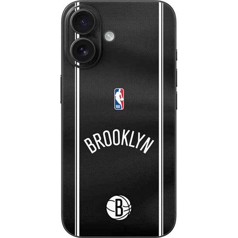 NBA Brooklyn Nets Jersey iPhone 16 Skin