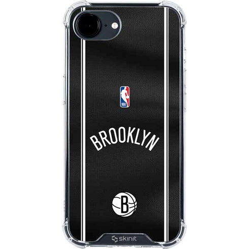 NBA Brooklyn Nets Jersey iPhone 16e Clear Case