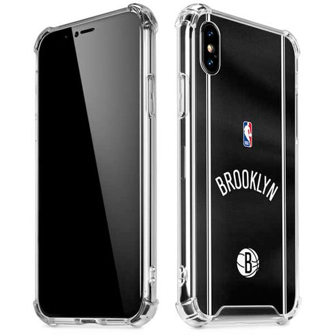 NBA Brooklyn Nets Jersey iPhone X/XS Clear Case