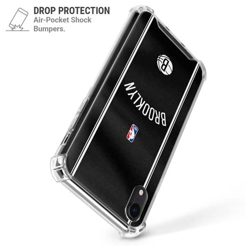NBA Brooklyn Nets Jersey iPhone XR Clear Case