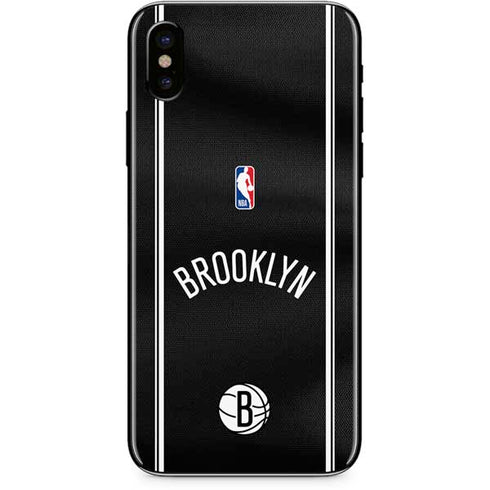 NBA Brooklyn Nets Jersey iPhone XS Skin