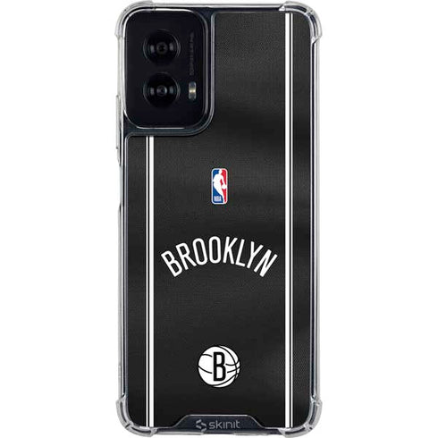 NBA Brooklyn Nets Jersey Moto G Power 5G (2024) Clear Case