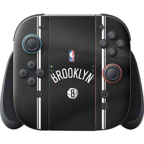 NBA Brooklyn Nets Jersey Nintendo Switch 2 (2025) Joy-Con Controller Skin