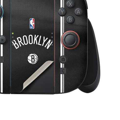 NBA Brooklyn Nets Jersey Nintendo Switch 2 (2025) Joy-Con Controller Skin