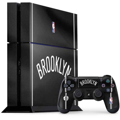 NBA Brooklyn Nets Jersey PS4 Console and Controller Bundle Skin