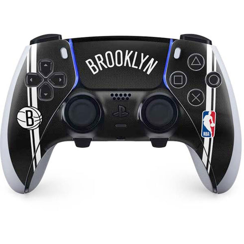 NBA Brooklyn Nets Jersey PS5 DualSense Edge Pro Controller Skin