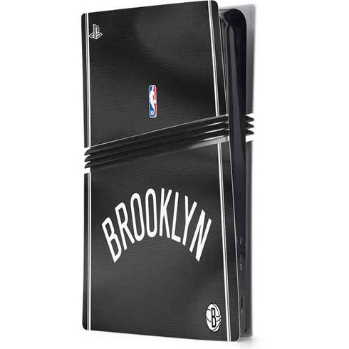 NBA Brooklyn Nets Jersey PS5 Pro Console Skin