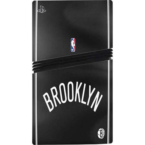 NBA Brooklyn Nets Jersey PS5 Pro Disk Console Skin