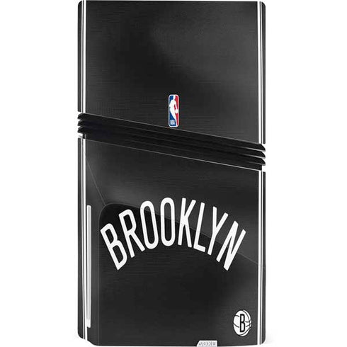 NBA Brooklyn Nets Jersey PS5 Pro Disk Console Skin