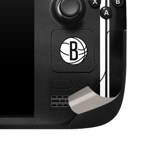NBA Brooklyn Nets Jersey Steam Deck Handheld Gaming Computer Skin